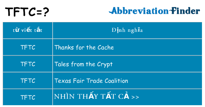 tftc hiện những gì đứng cho