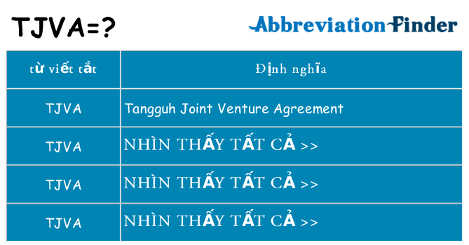 tjva hiện những gì đứng cho