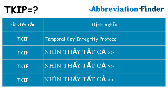 tkip hiện những gì đứng cho