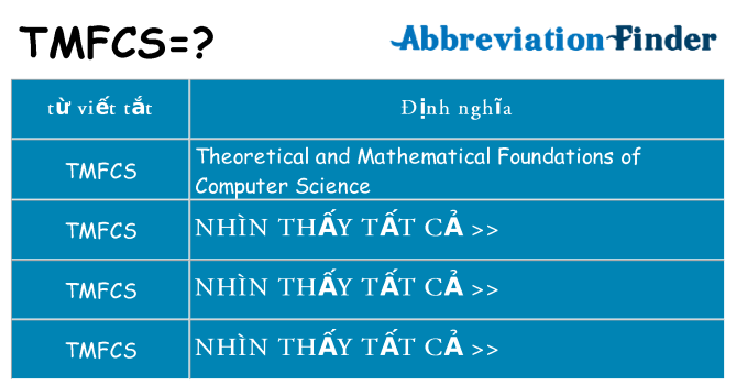 tmfcs hiện những gì đứng cho