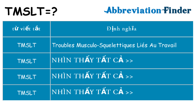 tmslt hiện những gì đứng cho