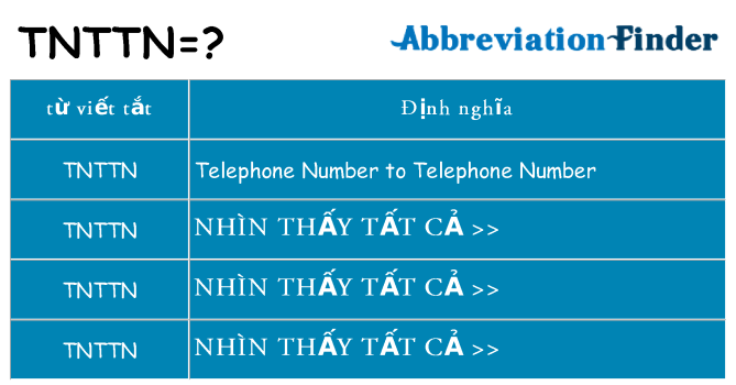 tnttn hiện những gì đứng cho