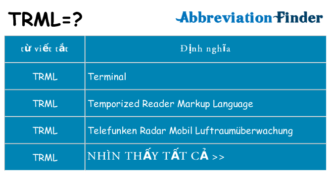 trml hiện những gì đứng cho