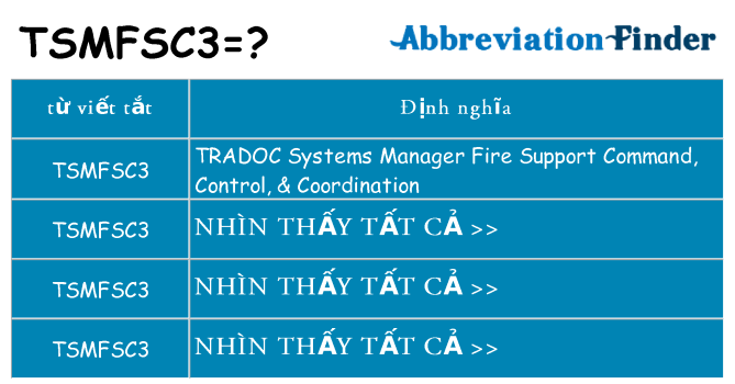 tsmfsc3 hiện những gì đứng cho