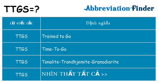 ttgs hiện những gì đứng cho