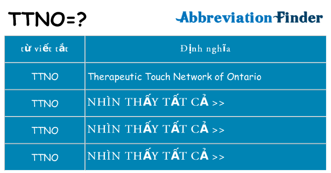 ttno hiện những gì đứng cho