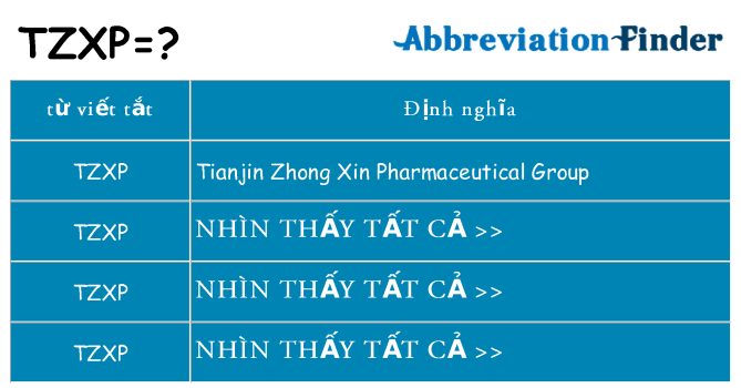 tzxp hiện những gì đứng cho
