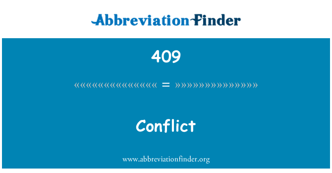 409: Konflikt