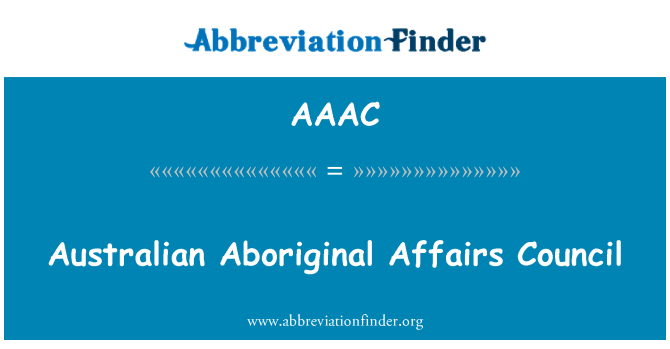 AAAC: Australian Aboriginal zadeve Sveta