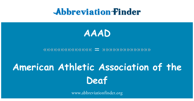 AAAD: L-Assoċjazzjoni Amerikana Athletic tat-torox