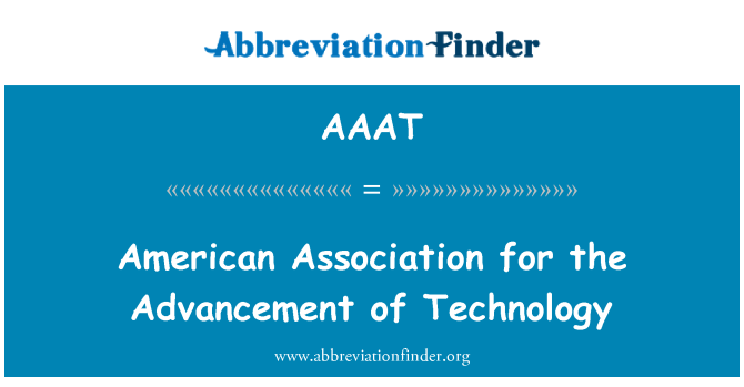 AAAT: Americká asociace pro rozvoj technologií