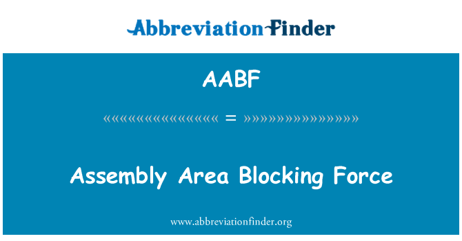AABF: 어셈블리 위치 차단 힘