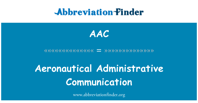 administrative communication definition