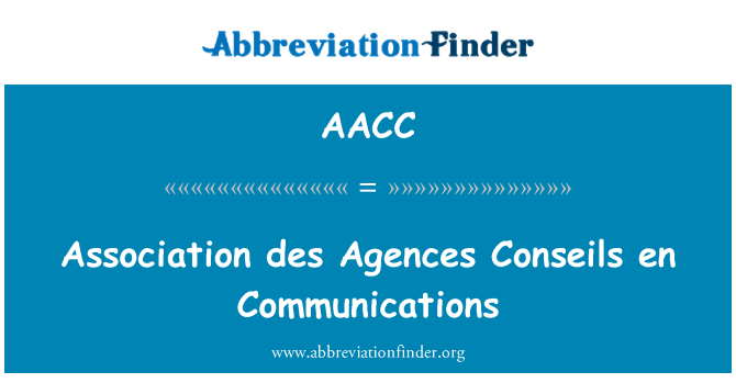 AACC: Udruge des Agences Conseils hr komunikacije