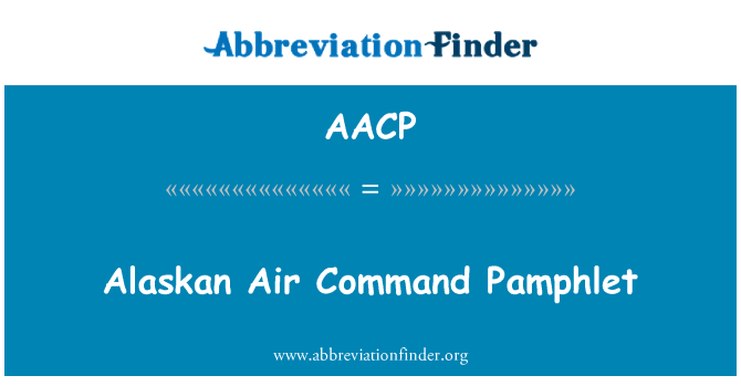 AACP: Alaskan bl-ajru kmand turi\mu