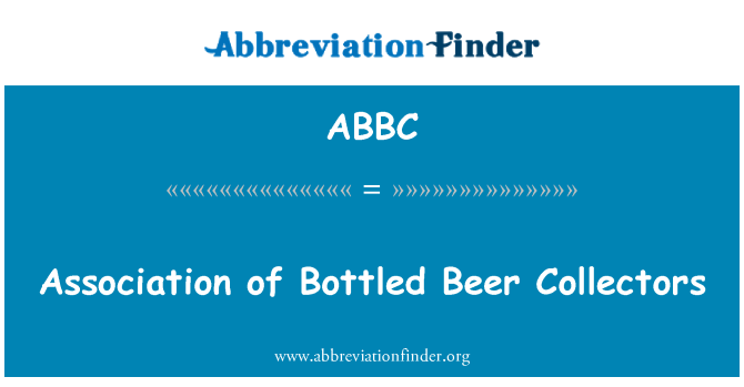 ABBC: ایسوسی ایشن کی بوتل بیئر کے جمعکار