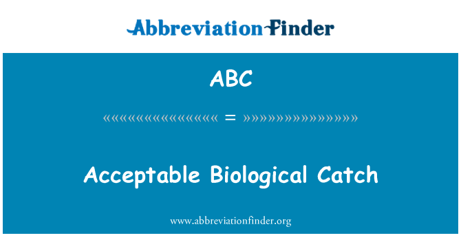 ABC: Fermo biologico accettabile