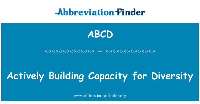 ABCD: Aktivno zmogljivosti za raznolikost