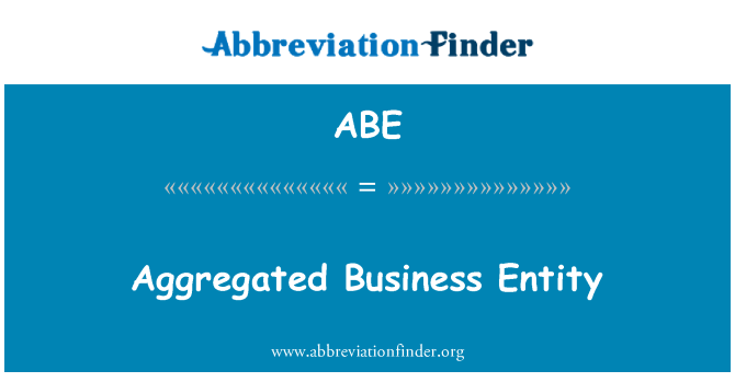 ABE: Aggregated Business Entity