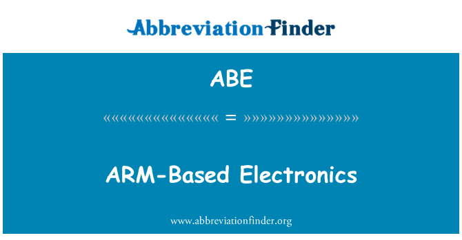 ABE: 基於 ARM 的電子