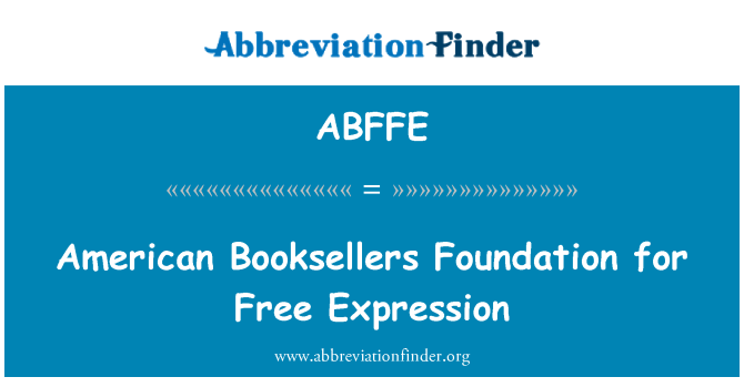 ABFFE: Penjual buku American Foundation untuk kebebasan berekspresi