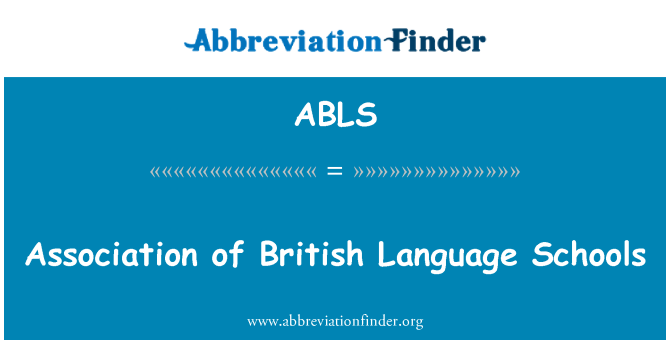 ABLS: Asociace britských jazykových škol