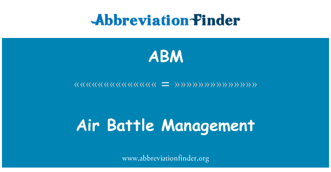 ABM: Gestion du combat aérien