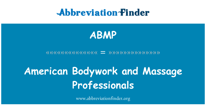 ABMP: Ameriken Carrosserie Et Professionnels masaj
