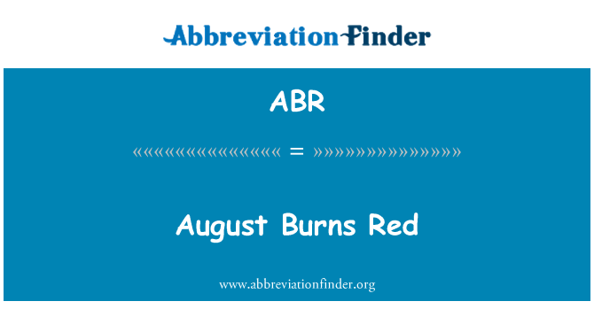 ABR: August Burns Red