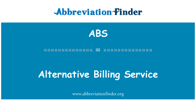 ABS: Billing-Zivildienst