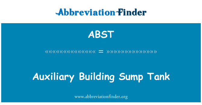 ABST: Edifici auxiliar d'embornal tanc