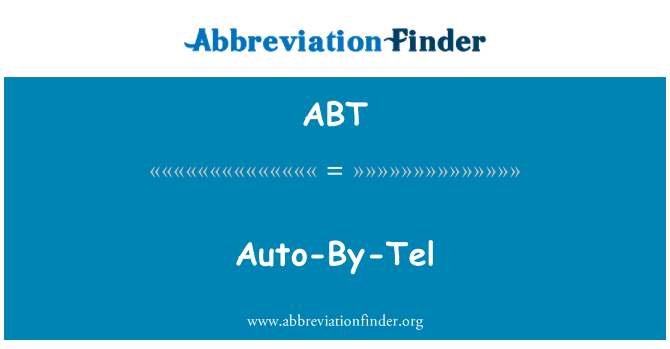 ABT: Auto po Tel