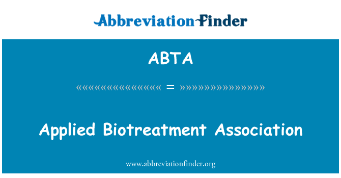 ABTA: Tillämpad Biotreatment Association