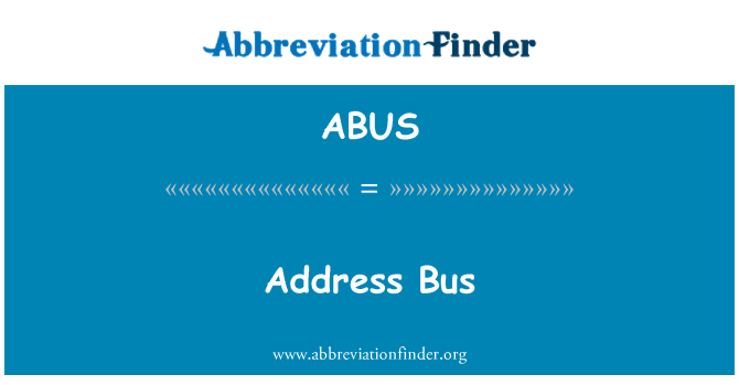 ABUS: Adreso magistralė