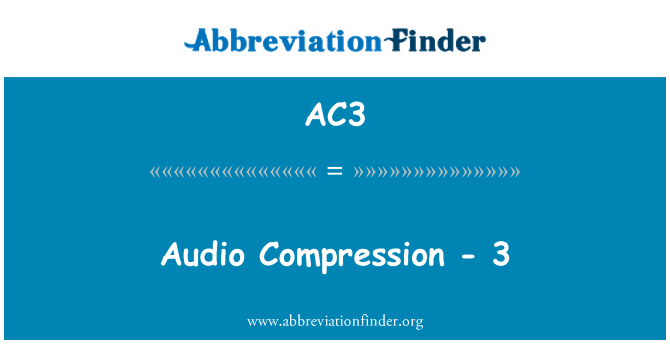 AC3: Lydkomprimering - 3
