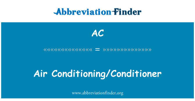 AC: È kondisyone/Climatiseur