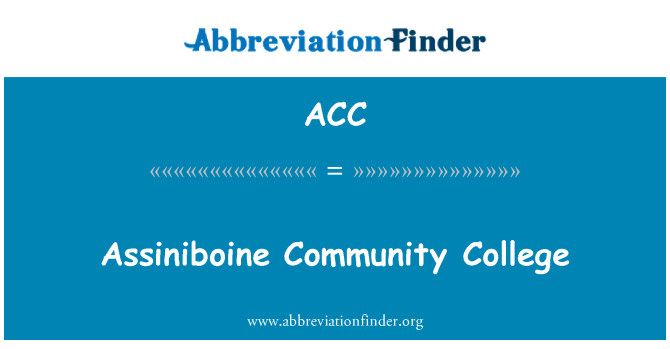 ACC: Assiniboine Community College