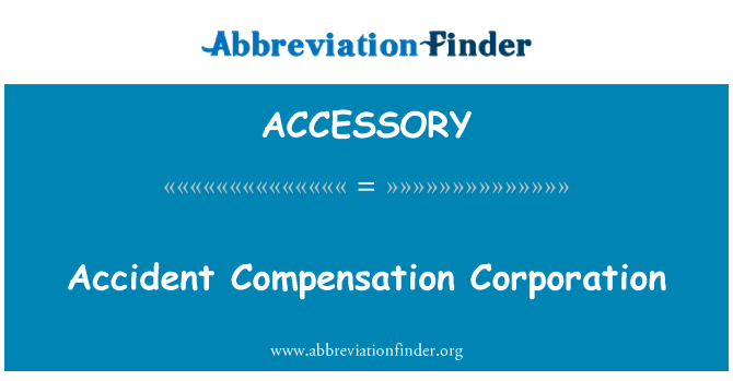 ACCESSORY: Accidente indemnización Corporation