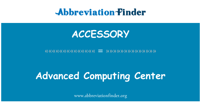 ACCESSORY: Arenenud It Center