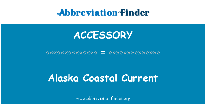 ACCESSORY: Semasa pantai Alaska