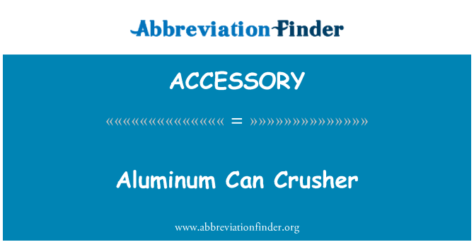 ACCESSORY: Aluminju jistgħu talqawwi