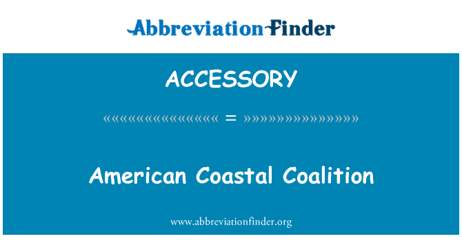 ACCESSORY: ชายฝั่งรัฐบาลอเมริกัน