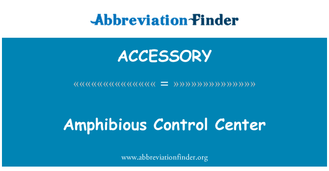 ACCESSORY: Amphibious Control Center