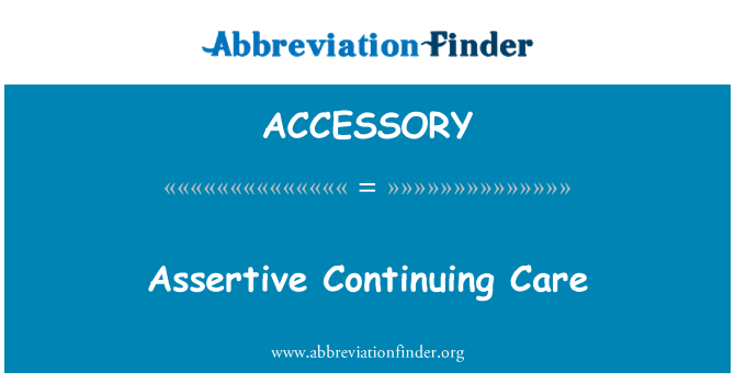 ACCESSORY: Asertivní pokračující péče