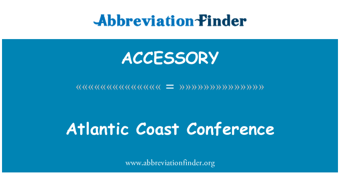 ACCESSORY: Atlantic Coast Conference