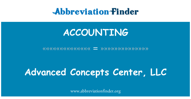 ACCOUNTING: Gelişmiş kavramlarını Merkezi, LLC