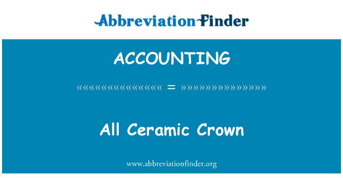 ACCOUNTING: Όλα τα κεραμικά στέμμα