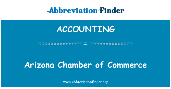 ACCOUNTING: Arizona Industrie-und Handelskammer