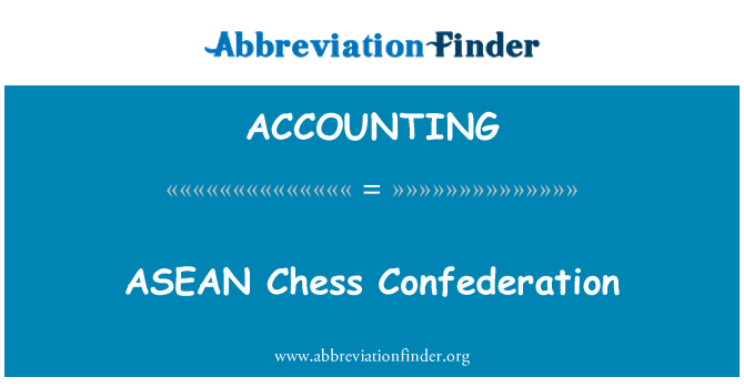 ACCOUNTING: Шахи Конфедерації АСЕАН