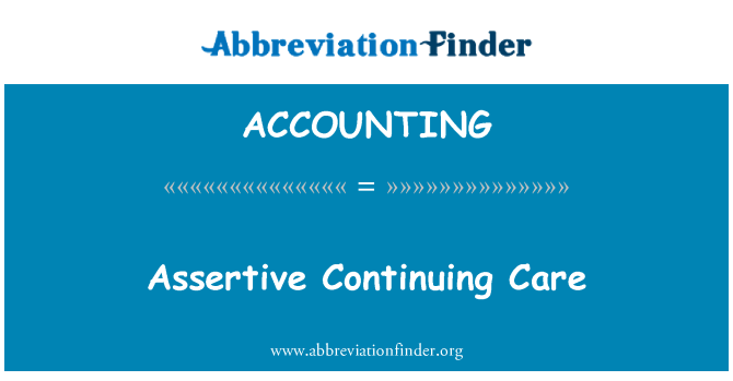 ACCOUNTING: Asertywne ciągłej opieki
